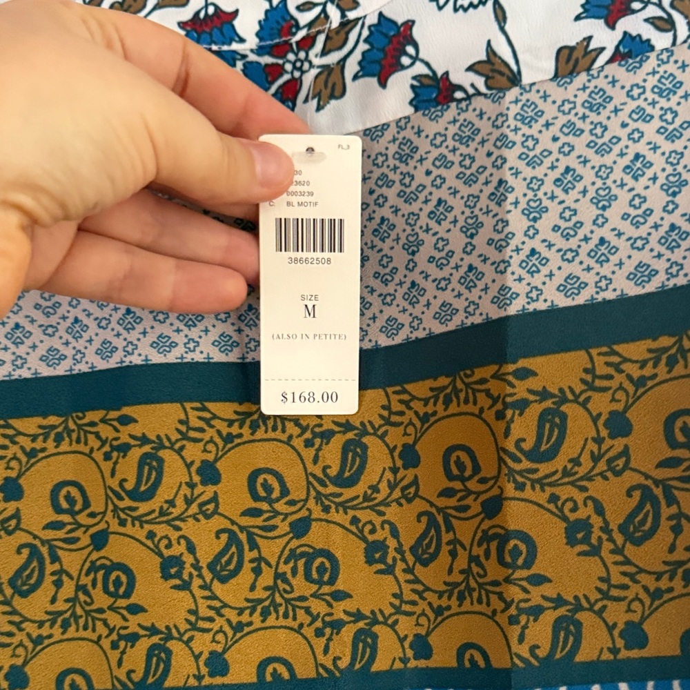 NWT Multi Pattern Anthropologie Dress - Picture 3 of 4